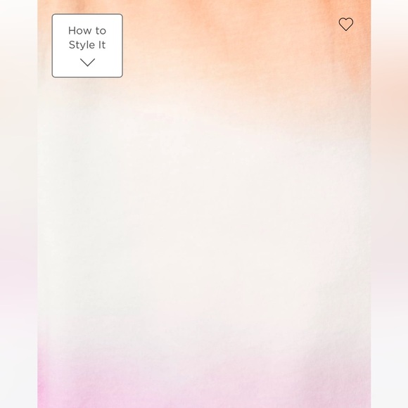 NWT Lilly Pulitzer Ombre 5” Kylar Knit Short Size M, L Color Cantaloupe Dip Dye - Picture 6 of 8